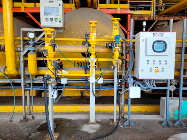 Automatización de sistema de llenado de cloro líquido en cilindros e Isotanque